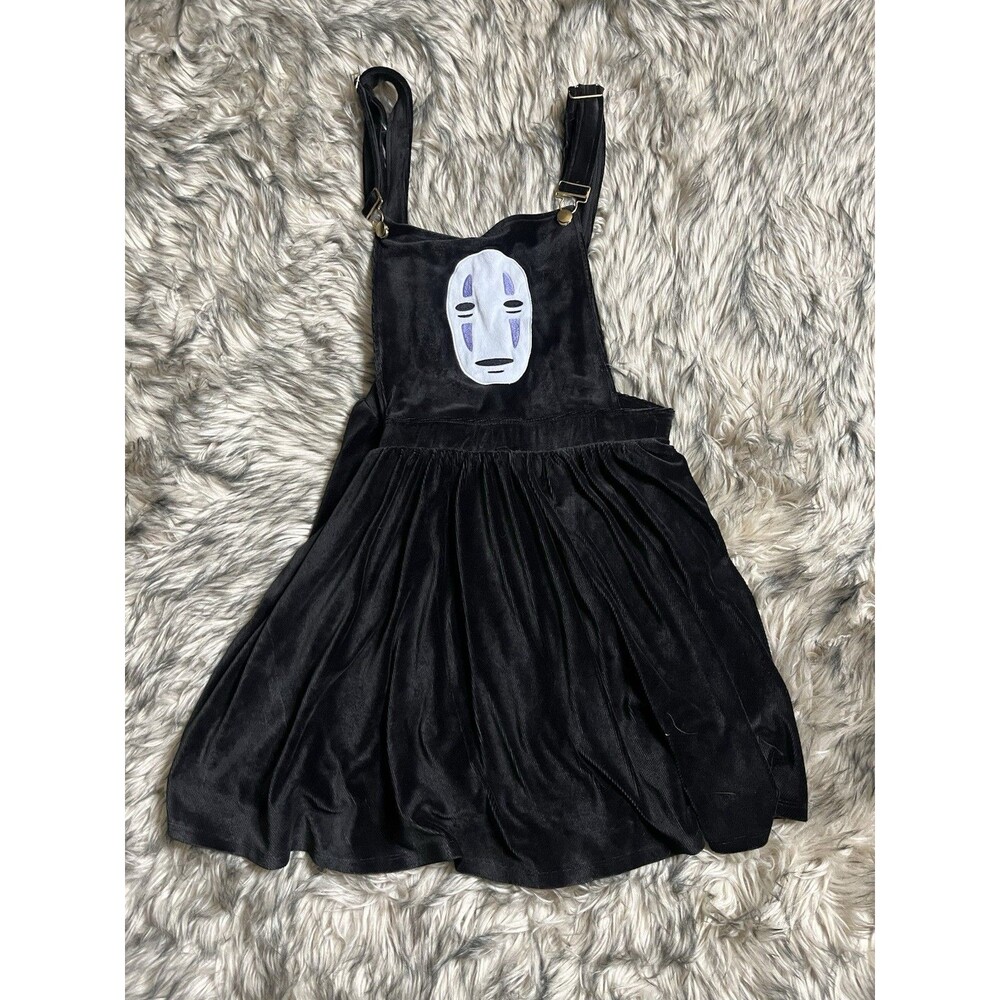 Studio Ghibli Spirited Away No Face Overall Velvet Black Skirt Women Sz 2X